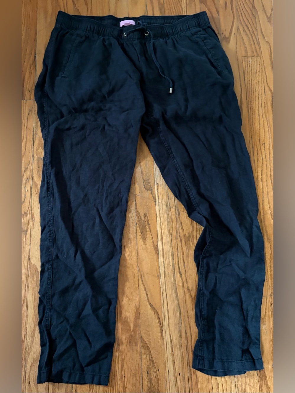 VGUC Lilly Pulitzer Taron Linen Pants- Large - black